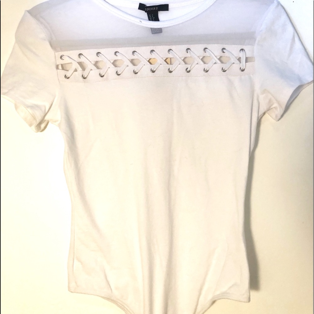 Forever 21 white bodysuit! BRAND NEW